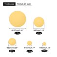 thumbnail image 2 of Round Mirror Tiles, 32Pcs 150/80/60/45/30mm Wall Circle Mirror Removable Self-Adhesive Mirror Stickers (Gold), 2 of 5