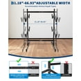 thumbnail image 3 of Yiwa Freestanding Kayak Storage Rack, Heavy Duty Storage Solution for Garage and Outdoor Use, Ideal Rack for Kayak, Canoe, Surfboard, and Paddleboard Storage, 3 of 7