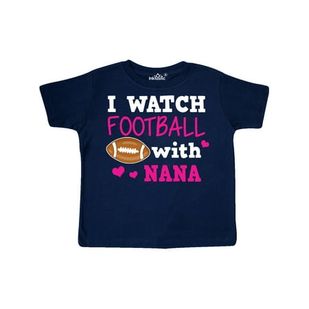 

Inktastic I Watch Football with My Nana Gift Toddler Toddler Girl T-Shirt