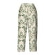 thumbnail image 4 of Pantalones Casuales de las Mujeres Casual Suelto Harlan Pantalones con Cordón Color Sólido Encaje Hasta Bolsillos, Poliéster Cortado de Moda, 4 of 5