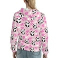 thumbnail image 7 of Cauagu Funny Panda Draws A Heart for Women's Hooded Sweatshirts Pullover Hoodie for Women Fall Workout Sweat Long Sleeve Preppy Sweatshirts-Large, 7 of 7