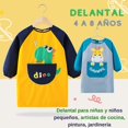 thumbnail image 2 of Delantal infantil de manga larga con bolsillo, 2 of 4