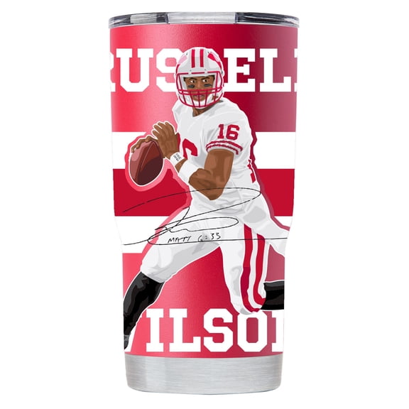 Russell Wilson Wisconsin Badgers 20oz. Tumbler