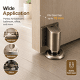 thumbnail image 5 of ABPETE Magnetic Door Stopper, No Drill Invisible Holder with Strong Magnetic Catch, Low-Profile Design for Bedroom, Bathroom, Office and Interior Doors, Bronze, 5 of 6