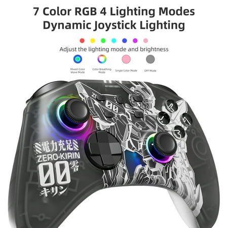 Metroid Dread Game Disc and Upgraded Switch Pro Controller for Nintendo Switch/OLED/Lite, Wireless Switch Remote for PC/IOS/Android/Steam Pink