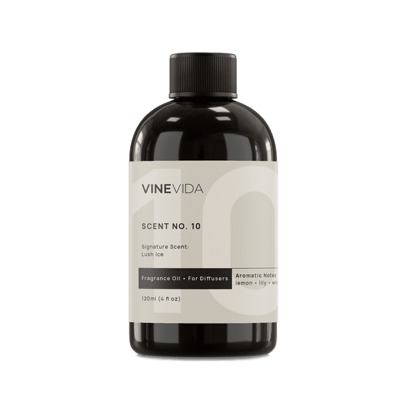 VINEVIDA Scent NO. 10, Signature Scent: Lush Ice Fragrance Oil for Cold Air Diffusers, 4 Fl Oz