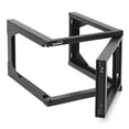 thumbnail image 5 of NavePoint 6U Server Rack with Swing Gate - 6U Wall Mount Rack for 19 Inch IT Equipment Open Frame Rack – Network Rack Wall Mount for AV & Server Equipment 18” Deep 6U Rack, Black, 5 of 6