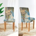 thumbnail image 5 of BZSMCE Chairs Slipcovers Dining Chair Covers The Tower and Bridge Art Painting Creative Pattern, 5 of 7