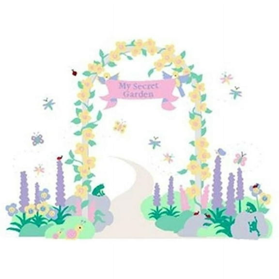 Elephants on the Wall 5-1196 My Secret Garden - Paint It Yourself