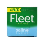 Fleet Saline Enema, 4 Pack 18 oz (Pack of 4)