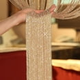 thumbnail image 1 of 200cm*100cm Tassel String Door Window Curtain Beads Chain Fringe Panel Room Divider, 1 of 12