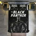 thumbnail image 2 of 3-Pieces Bedding Duvet Cover Set Black Panther Comforter Quilt Set with 2 Pillowcase Shams 102"x90", 2 of 8