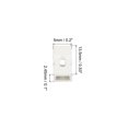 thumbnail image 2 of Unique Bargains Jumper Cap 2.54mm Pitch Connector Long Type Jumper Plug, White 20 Pack, 2 of 4