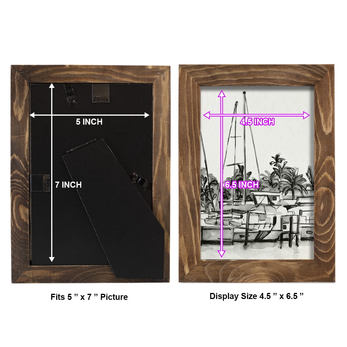 Neutral Tropics IV - Framed Print w/glass - Walnut