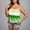 Green, variant on Women's Sleeveless Round Neck Floral Print Tank Top, Casual Summer Blouse for Outdoor Wear