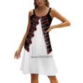 thumbnail image 1 of die Veste Noire Cosplay Dos à Lacets Robe Dos Nu Col Carré Robe Design Mode Grande Taille Robe Ample die, 1 of 5