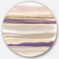 thumbnail image 1 of Designart 'forme de Glam Violet I' Glam Métal Cercle Art Mural - Disque de 36, 1 of 5