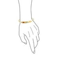 thumbnail image 4 of Bracelet d'Identification Médicale pour Diabète Type 2, Bracelet Élégant pour Femmes, Or, 2 Tons, Gravé sur Mesure, 4 of 5