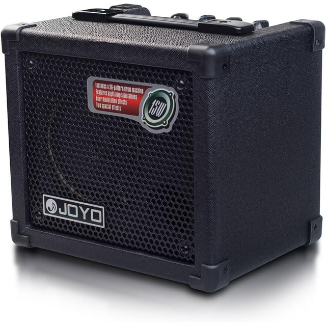 LAICAIW Amplificateur de Guitare Électrique Amplificateur de Guitare Haut-Parleur Guitare Acoustique Amplificateur de Guitare Portable Amplificateur de Guitare Électrique 15W Haut-Parleur Effets de Réverbération à Retardement Guitare Acoustique