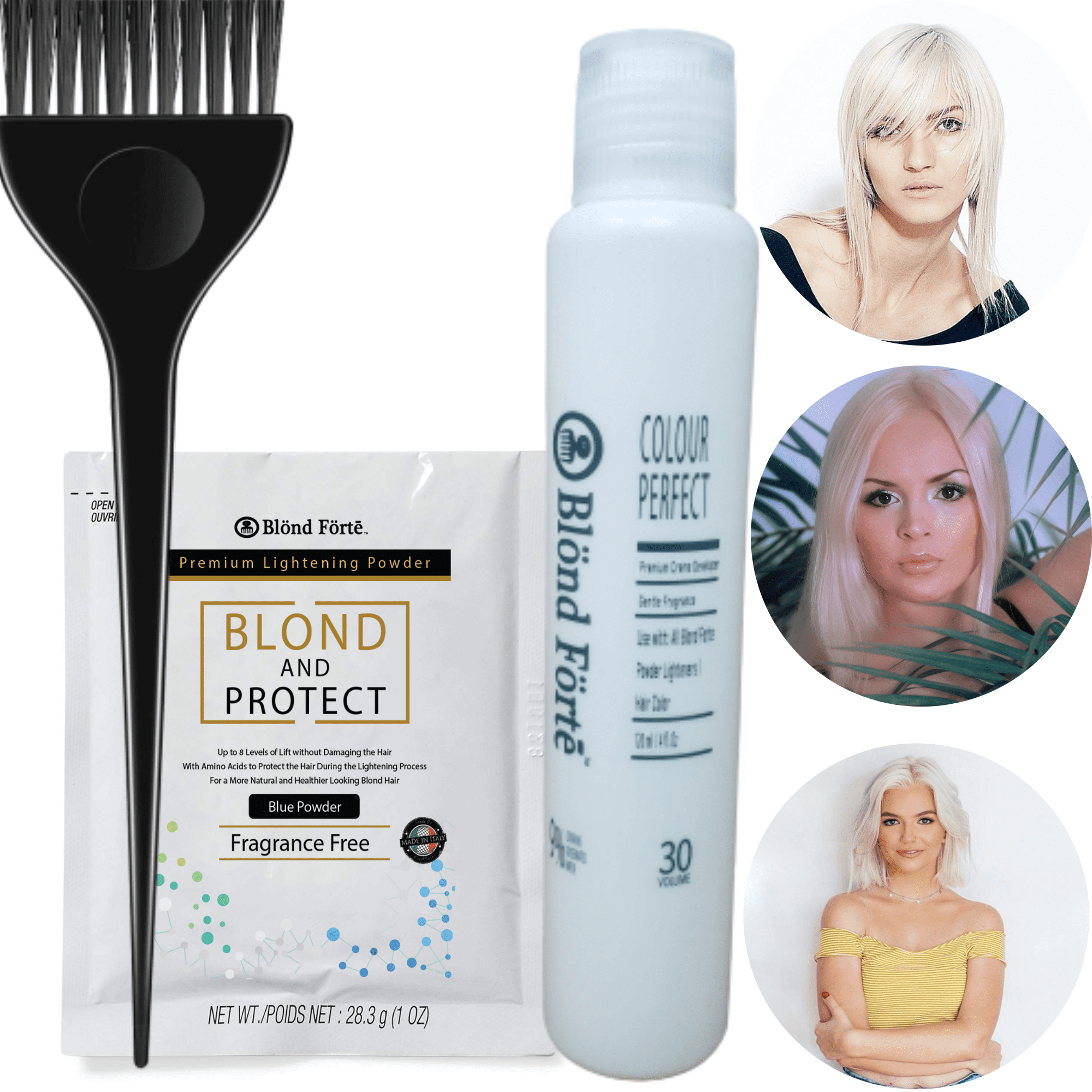 Blond Forte Blond N Protect 1 oz/30 Gram Premium Hair Lightener 8