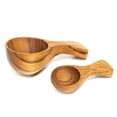 thumbnail image 3 of Rainforest Bowls Teak Wood Powder and Spice Serving Spoon - Jumbo, 3 of 5