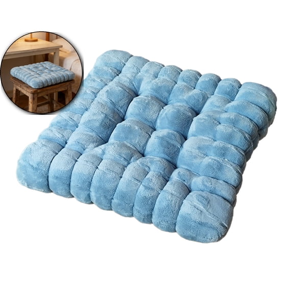 Floor Cushion, Thickened Floor Pillow for Adults, Large Square Pillow Seat Cushion for Tatami Living Room Yoga, 15.7x15.7 Inch