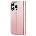 thumbnail image 2 of SaniMore for iPhone 14 Pro Case Magnetic Closure Wallet [RFID Blocking], Premium PU Leather Cover with Kickstand & Card Slot Full Body Protective Shell for Samsung iPhone 14 Pro, Rosegold, 2 of 8