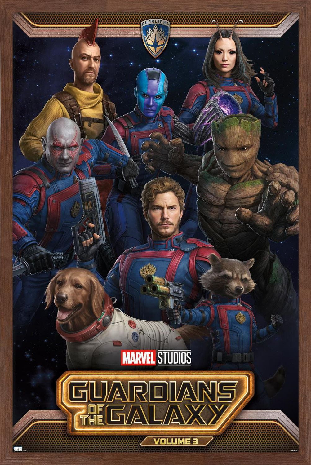 Marvel Guardians of the Galaxy Vol 3 - Group Wall Poster, 22.375" x 34"