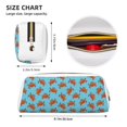 thumbnail image 3 of Uemuo Turtle Printed Leather Pencil Case, Pencil Pouch, Portable Pencil Bag, Pen Case for& Office, 3 of 7
