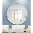 thumbnail image 5 of Elegant Decor Metal frame Round Mirror with decorative hook 48 inch Silver finish, 5 of 13