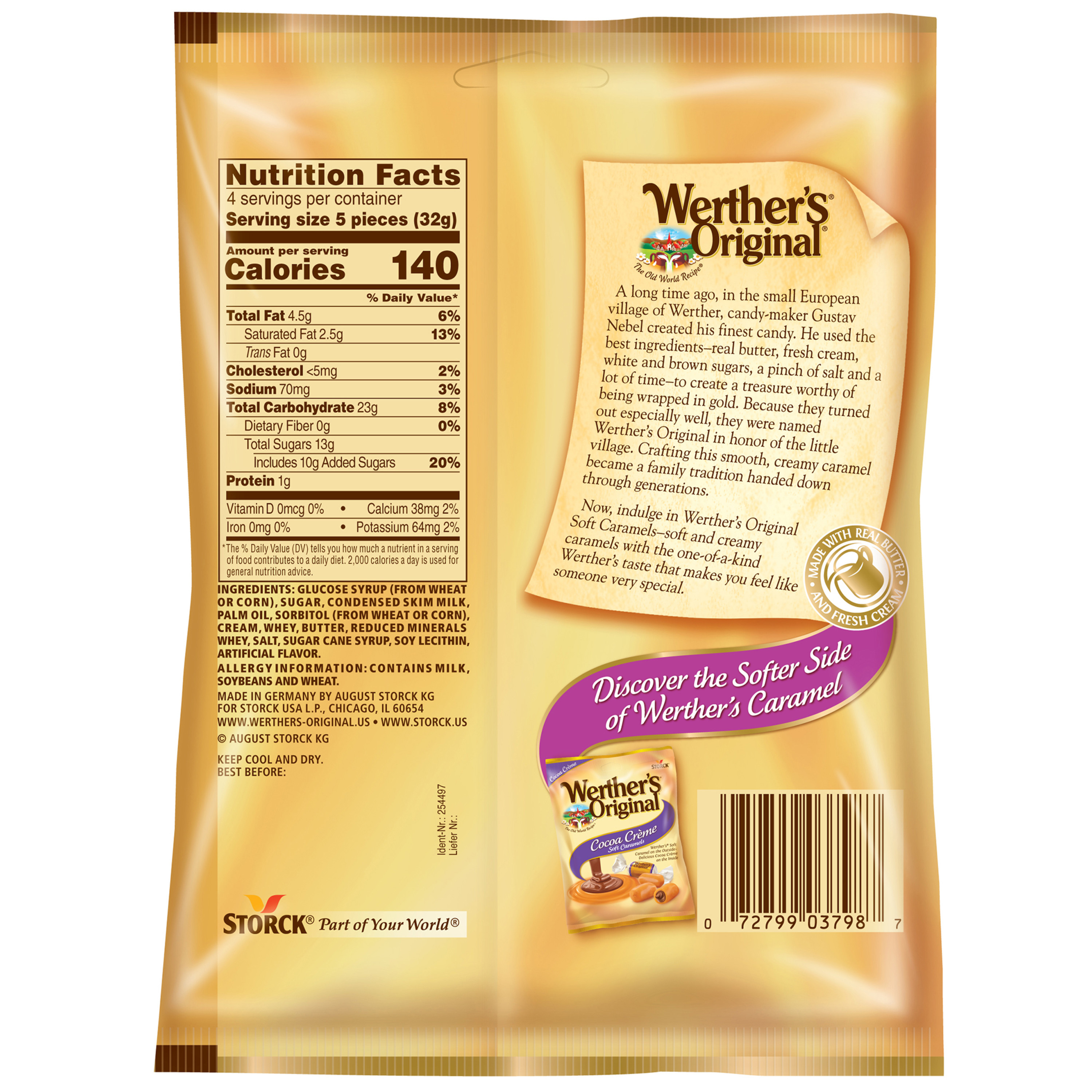 Storck Werther's Original Soft Caramels, 4.51 oz - image 3 of 6