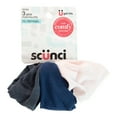 thumbnail image 4 of (2 pack) Scunci Mesh Hosiery Super-Stretch Ponytailers, Gentle on Hair, in Neutral Colors, 3ct, 4 of 9
