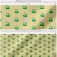 thumbnail image 2 of Soimoi Cotton Voile Fabric Lotus & Frog Kids Printed Fabric 1 Yard 42 Inch Wide, 2 of 7