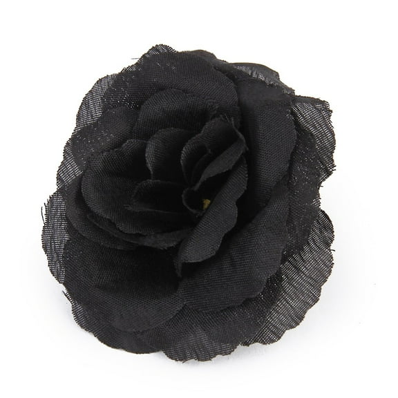 WHAMVOX Silk Roses Artificial Black Flower Realistic Flowers