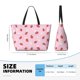 thumbnail image 4 of Disketp Strawberry Floral Bolsa de Playa de Gran Capacidad, Bolso Impermeable y a Prueba de Arena para Mujer, Ideal para Playa, Piscina y Natación, 4 of 7