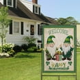 thumbnail image 4 of St. Patrick's Day Garden Flag Irish Outdoor Flag Gnome Shamrock Green Yard Flags 28''×40'' Burlap Vertical Double Sided Outdoor Flags for Home,Spring Farmhouse Holiday Outside Decor, 4 of 5