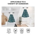 thumbnail image 4 of Gaeub Modern Excavator Print Hand Towels with Hook,Hanging Tie Towels, Coral Velvet Dishtowels, for Bathroom Restroom Home Decor, 4 of 7
