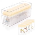 thumbnail image 1 of Joyero de Acrílico, Organizador de Joyas Transparente con 20 Bolsas Portátiles con Cremallera Antioxidantes, Joyero de Viaje Amarillo, 1 of 8