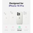 thumbnail image 2 of Ringke Slim [Anti-Yellowing Material] Compatible with iPhone 14 Pro Case 6.1 Inches for Minimalist Yet Sturdy, Solid Sleek Transparent Cover with Lanyard Hole - Clear, 2 of 11