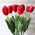 thumbnail image 4 of Mdesiwst 1Pc Real Touch Artificial Flowers Tulips Bouquet Party Home Wedding Fake Bridal Silk Accessory, 4 of 5
