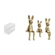 thumbnail image 1 of Dispensador de papel higiénico con forma de familia de conejitos, moderno, acrílico, para pared, armario o estantería., 1 of 8