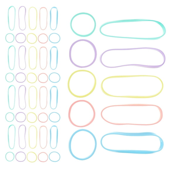 1 set of Disposable Hair Ropes Elastic Hair Ties Girls Rubber Bands Hair Styling Tools