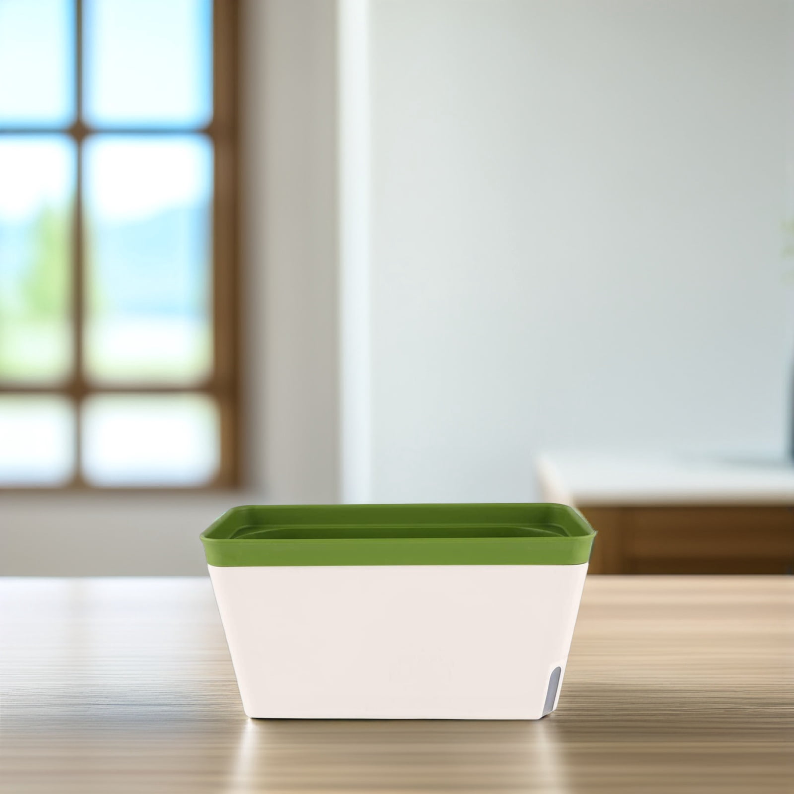 FELTECHELECTR Self Watering Pots Self-Watering Garden Planters Green Cotton Rope 2Pcs