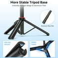 thumbnail image 4 of Trépied Perche à Selfie Extensible de 52 Pouces, Support Trépied pour Téléphone Intelligent avec Télécommande Sans Fil Détachable et Support pour Téléphone, Rotation à 360, Trépied de Voyage Portable Compatible avec iphone 15/14/Samsung/Android, 4 of 11