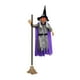 thumbnail image 1 of Colgante de Halloween,Bruja animada colgante con ojos rojos parpadeantes,Bruja parlante animada colgante de Halloween,Decoración de Halloween: Bruja parlante simulada,Accesorio de casa, 1 of 9