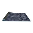 thumbnail image 2 of Ahgly Company Indoor Round Abstract Blue Modern Area Rugs, 8' Round, 2 of 4