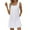 White, variant on QUYUON Women Summer Mini Dresses Loose Casual Square Neck Sleeveless Tank Short Dress Solid Color Ruched Tunic T-Shirt Dresses Beach Sundress Night Out Club Party Dress, Green L