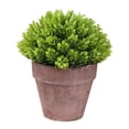 thumbnail image 1 of Maceta falsa Decoración de mesa de flores Flor artificial de plástico Bonsai Simulación de sala de estar Flor en maceta, Verde Eigraketly HA8892-03B, 1 of 6