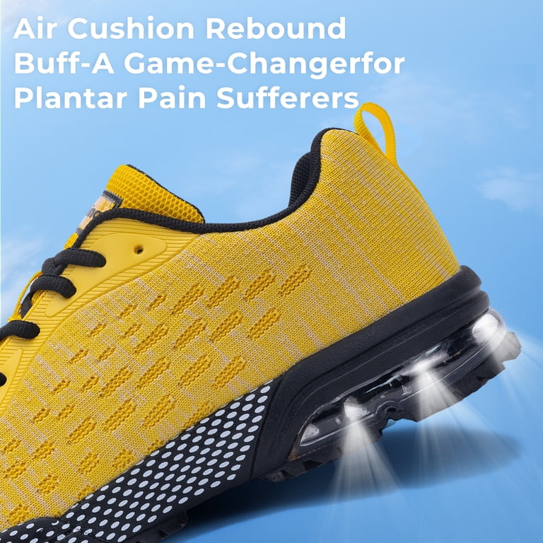 Men\'s Athletic Walking Shoes with Air Cushion Design and Non-Slip Sole IIV Men main image 3