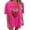 Hot Pink, variant on Trendfront Womens Strawberry Graphic Tee Sweet Retro Outfits Crewneck Short Sleeve Loose Fit T Shirts Drop Shoulder Fruit Printed Tops